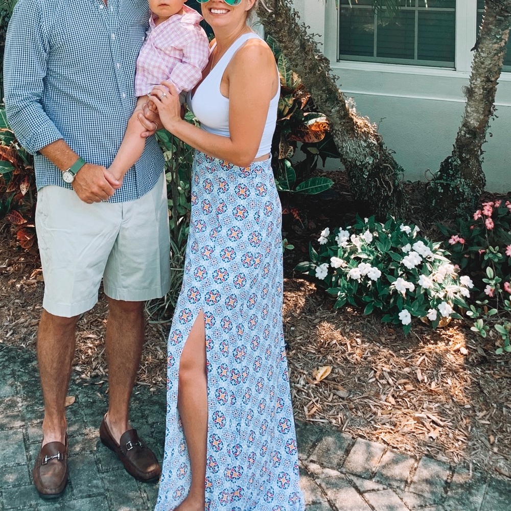 Lulus maxi patterned skirt